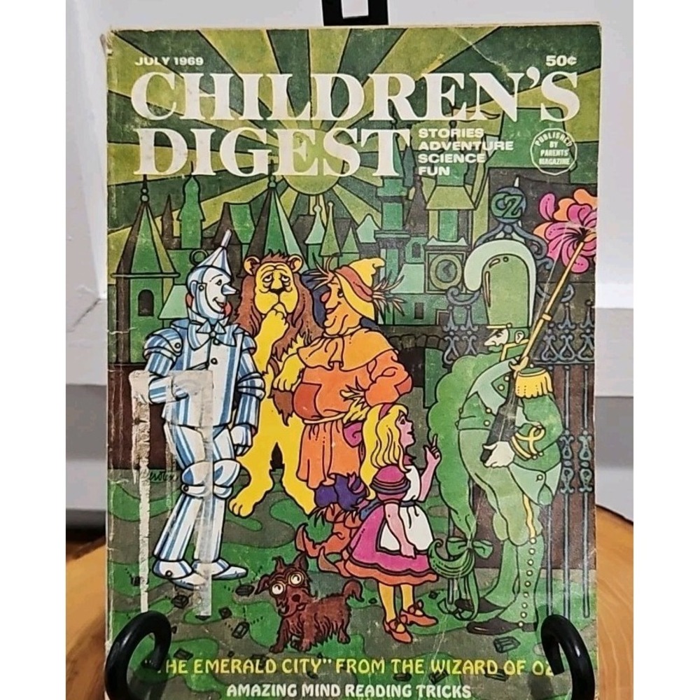 Vintage Children's Digest Magazines 1969-70   Set Of 6!!  1- WIZARD‎ OF OZ!!!